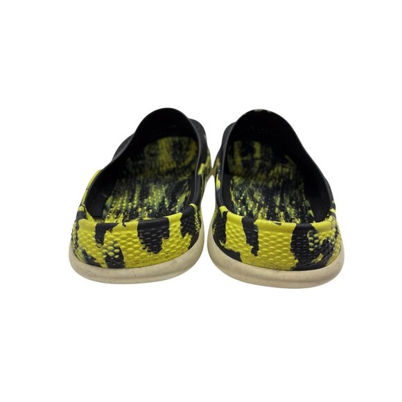 Crocs Unisex Black & Yellow Perforated Slip-On Mens Size 5 Women’s  Size 7 - Picture 2 of 7